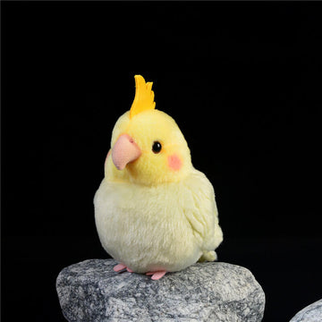 Realistic Chubby Cockatiel Stuffed Animal Plush Toy